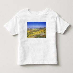 Routinewald in Herbstfarbe, nahe Kleinkind T-shirt