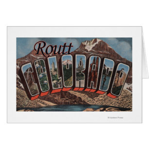 Routt, ColoradoLarge Buchstabe ScenesRoutt, Co