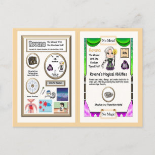 Rovana - Rhodium Trading Cards Postkarte