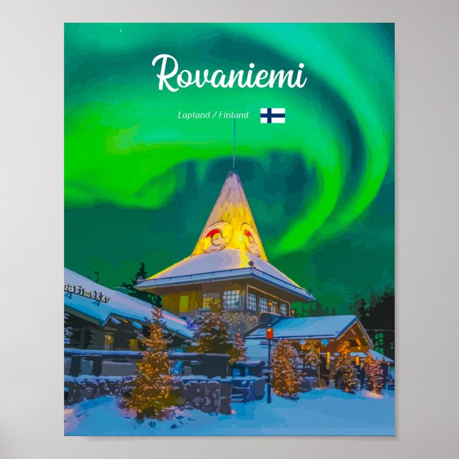 Rovaneimi, Finnland Poster (Vorne)
