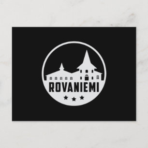 Rovaniemi Finland City Skyline Cityscape Geschenk Postkarte