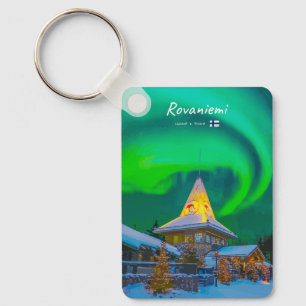 Rovaniemi, Finnland - Magic Aurora Classic Schlüsselanhänger