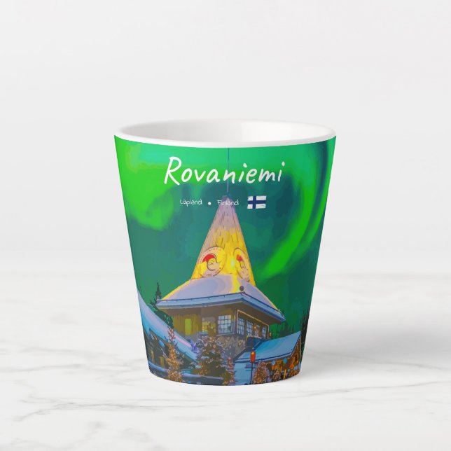 Rovaniemi, Finnland - Magic Aurora Small Milchtasse (Vorderseite)