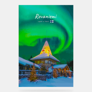 Rovaniemi, Finnland - Magische Aurora Acrylschild