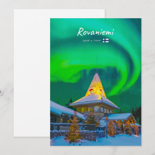 Rovaniemi, Finnland - Magische Aurora Einladung