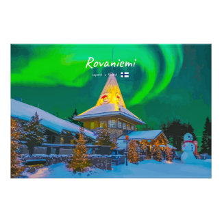 Rovaniemi, Finnland - Magische Aurora Fotodruck