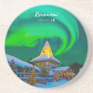 Rovaniemi, Finnland - Magische Aurora Getränkeuntersetzer