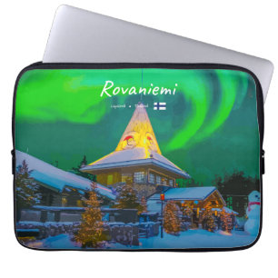 Rovaniemi, Finnland - Magische Aurora Laptopschutzhülle
