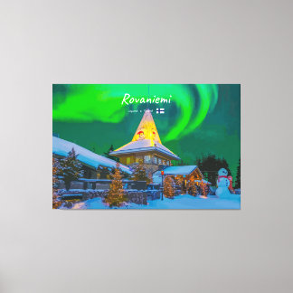 Rovaniemi, Finnland - Magische Aurora Leinwanddruck