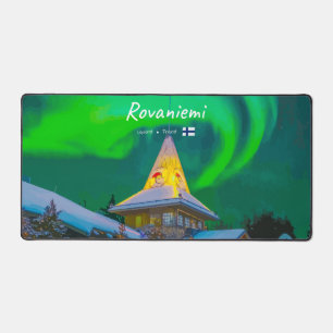 Rovaniemi, Finnland - Magische Aurora  Schreibtischunterlage
