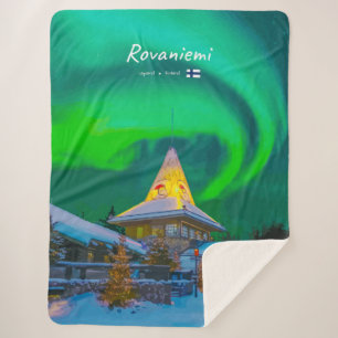 Rovaniemi, Finnland - Magische Aurora Sherpadecke