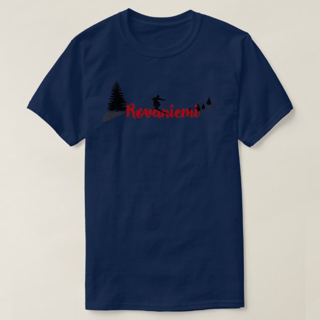 Rovaniemi Ski Long T-Shirt (Design vorne)