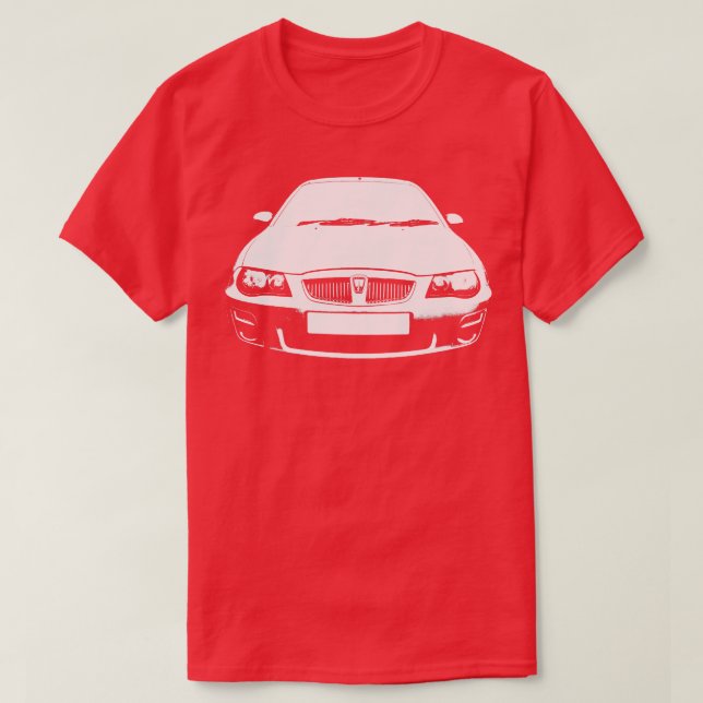 Rover 25 Klassik Monoblock White T-Shirt (Design vorne)