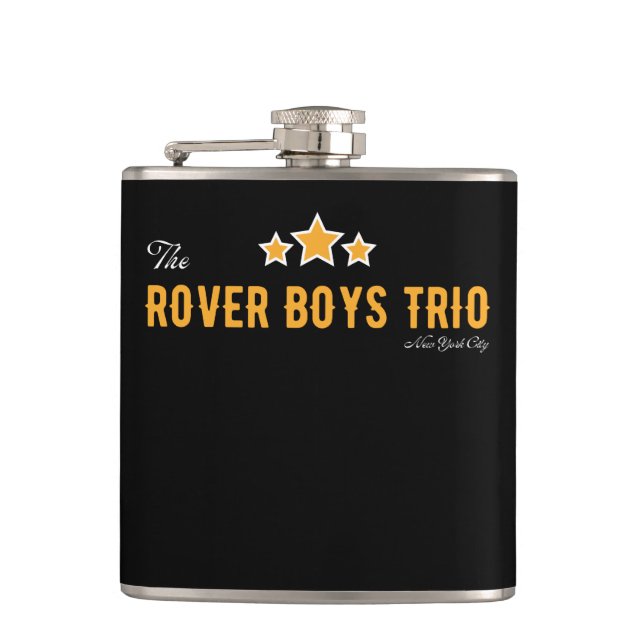 Rover Boys Trio 6 oz. Flachmann (Vorderseite)