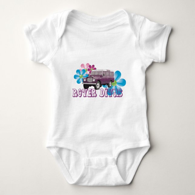 Rover-Divas Baby Strampler (Vorderseite)