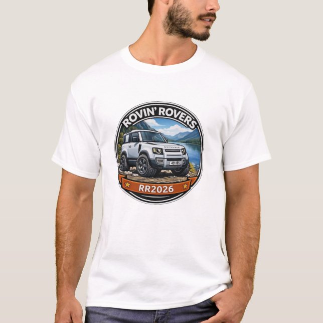 Rovin' Rovers 2026 Herren Basic T-Shirt (Vorderseite)