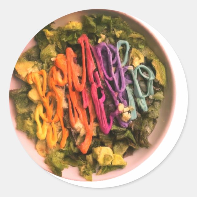 "Roving Reverie" Runder Aufkleber (Vorderseite)