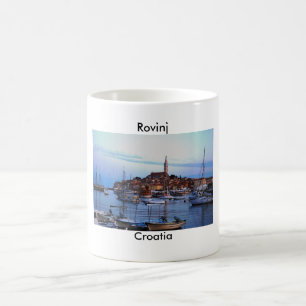 Rovinj Hafen, Kroatien Kaffeetasse