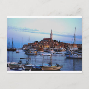 Rovinj Harbour, Kroatien Postkarte