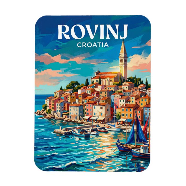 Rovinj Kroatien Magnet (Vertikal)