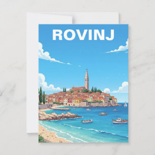 Rovinj Kroatien Reisen Postkarte