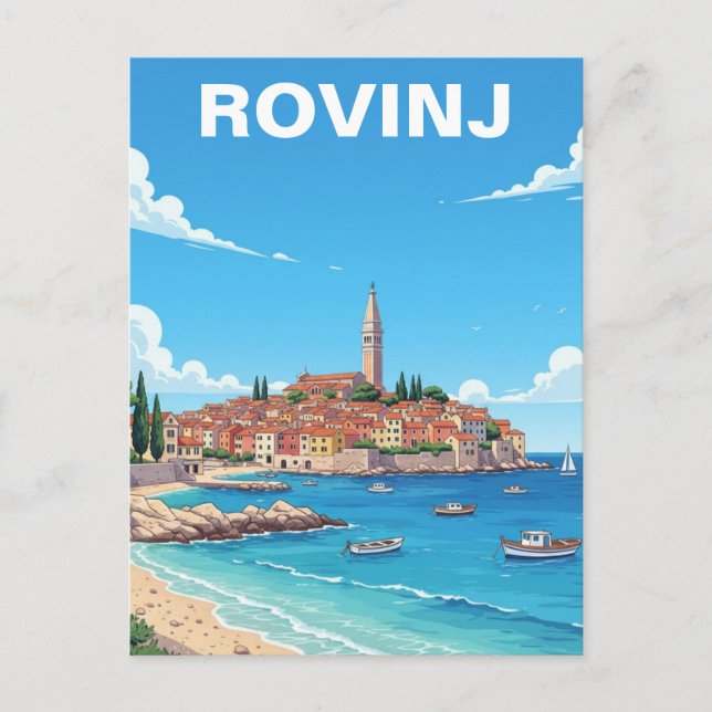 Rovinj Kroatien Reisen Postkarte (Vorderseite)