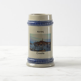 Rovinj, Kroatien-Stein Bierglas
