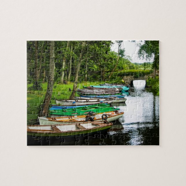 Row Boats, Killarney National Park, Irland Puzzle (Horizontal)