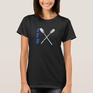 Row Coxswain Rowing Rower gestört T-Shirt