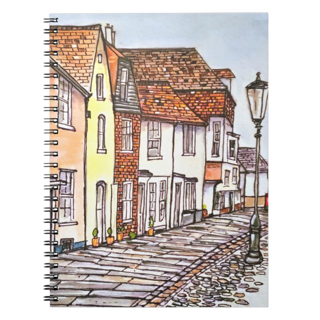 Row Of Houses Notizblock (Vorderseite)