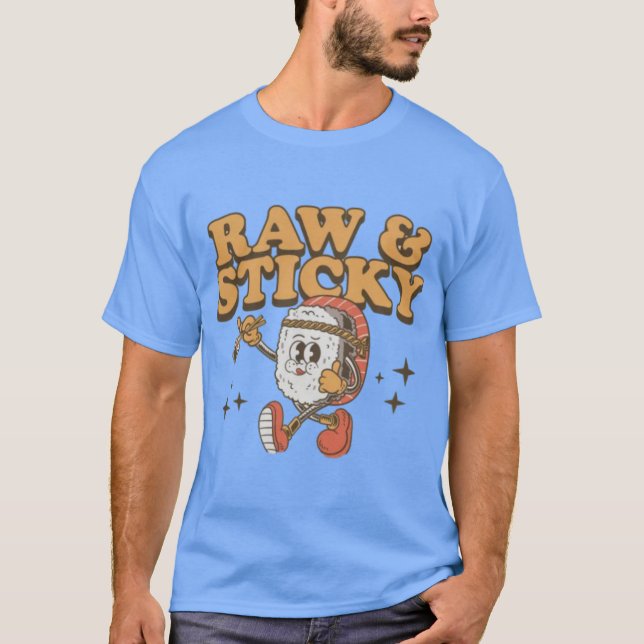 ROW & STICKY T-Shirt (Vorderseite)