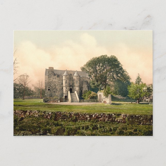 Rowallan Castle, Kilmarnock, Ayrshire, Schottland Postkarte (Vorderseite)