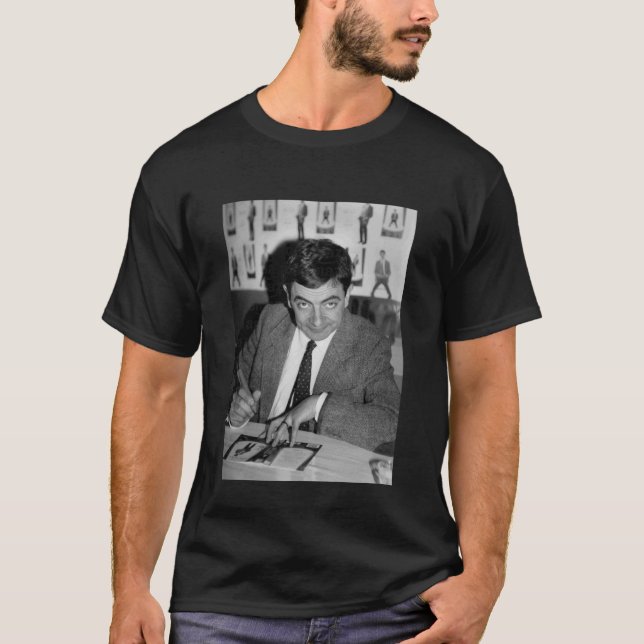 Rowan Atkinson Mr Bean Autogrammstunde 1 T-Shirt (Vorderseite)