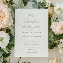 ROWAN | Botanische Hochzeitseinladung Einladung