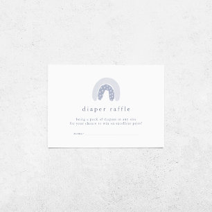 ROWAN Boy Boho Rainbow Baby Dusche Windelwanne Begleitkarte