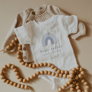 ROWAN Boy Boho Regenbogen Schwangerschaftsankündig Baby Strampler