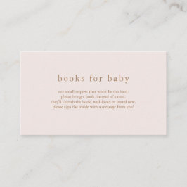 ROWAN Pink Books for Baby Showcard Begleitkarte