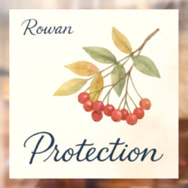 Rowan Protection Fensteraufkleber