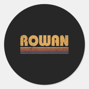 Rowan Style Runder Aufkleber