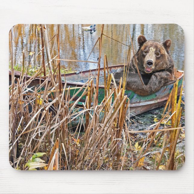 Rowboat Bear Mousepad (Vorne)