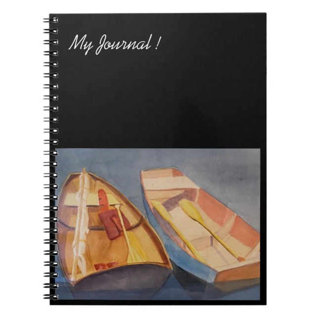 Rowboat Journal von Bassie Notizblock (Vorderseite)