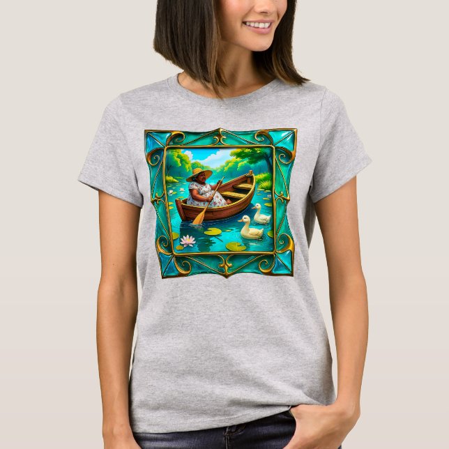 Rowboat Lady Escape T-Shirt (Vorderseite)