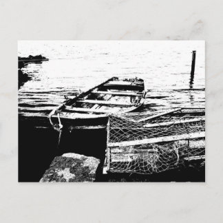 Rowboat-Postkarte Postkarte