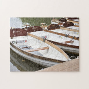 Rowboats auf dem Fluss Stratford Upon Avon Boats Puzzle