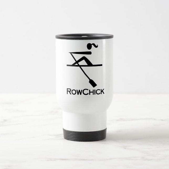 RowChick Logo Reisebecher (Mittel)