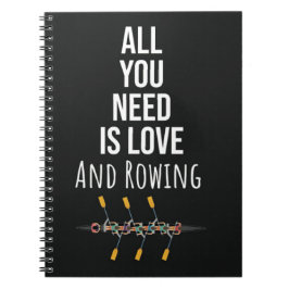 Rower Gifts Rowing Crew Racing Boat Sport Notizblock