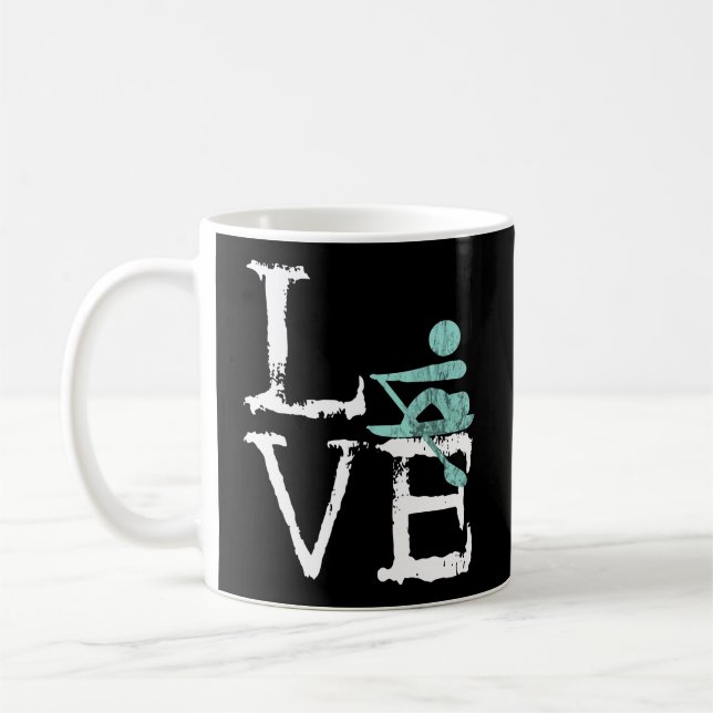 Rower Liebe Ruderteam Coxswucht Paddlers Crew Sc Kaffeetasse (Links)