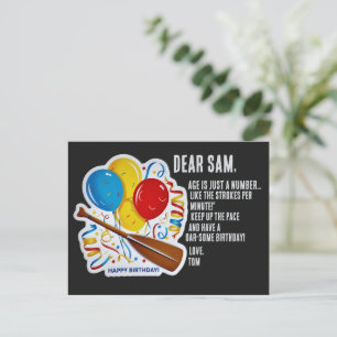Rower's Geburtstagsgenuss: Oar-some Celebration Postkarte