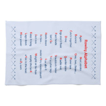 Rowing-Alphabet blass