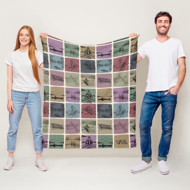 Rowing Lover Blanket Geschenk Cosy Theme für Rower Fleecedecke (Beispiel)